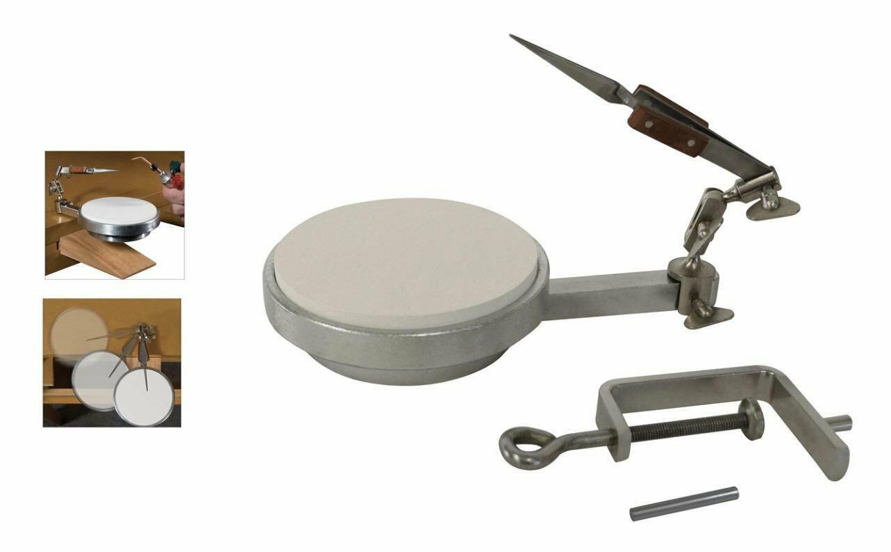 Heetrix Soldering Platform Jewelry Making Fiber Grip Tweezer Solderite Disc Set