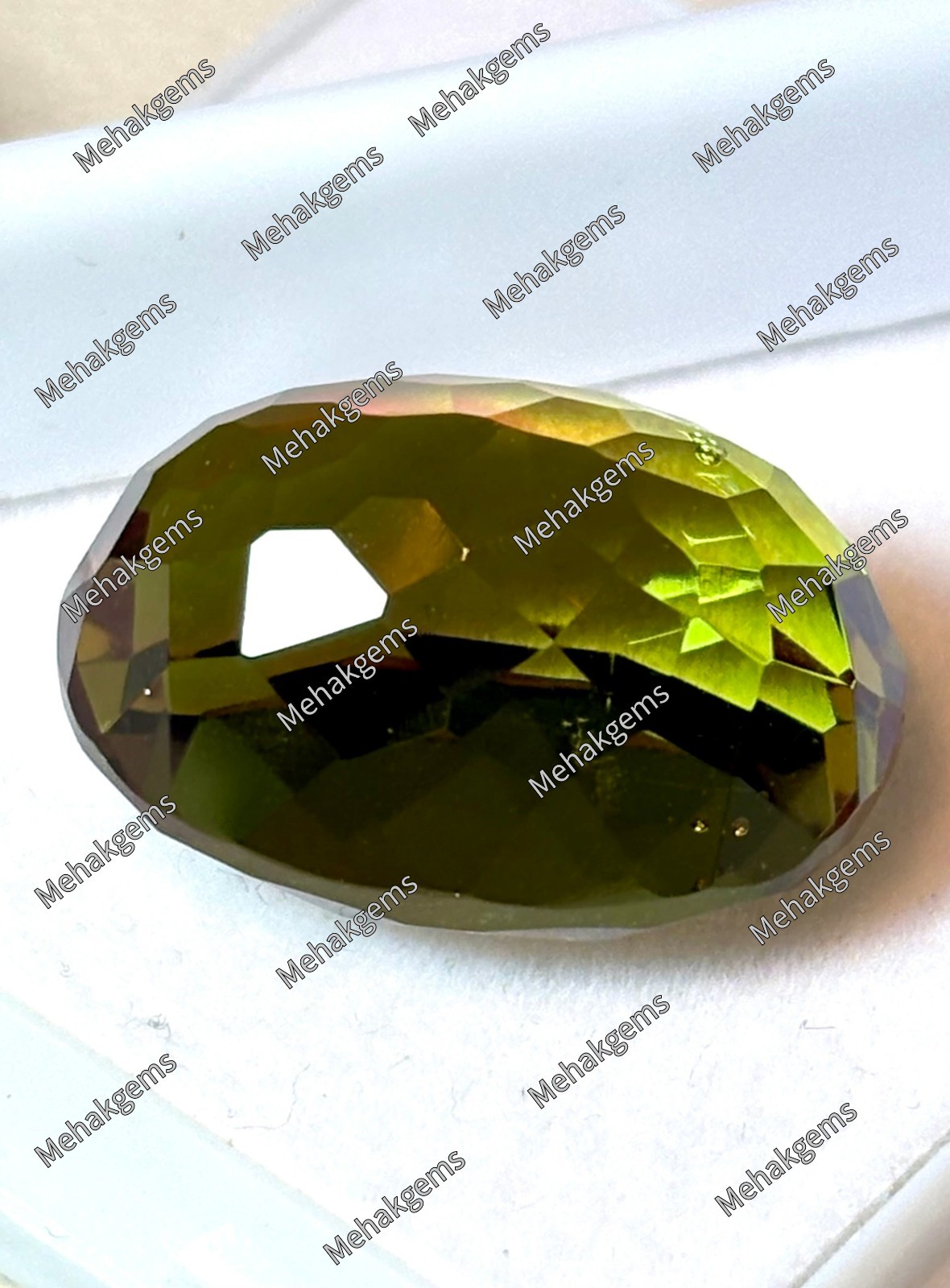32 Ct Color Changing Zultanite Oval Gemstone, Large Rare Diaspore, Multicolor