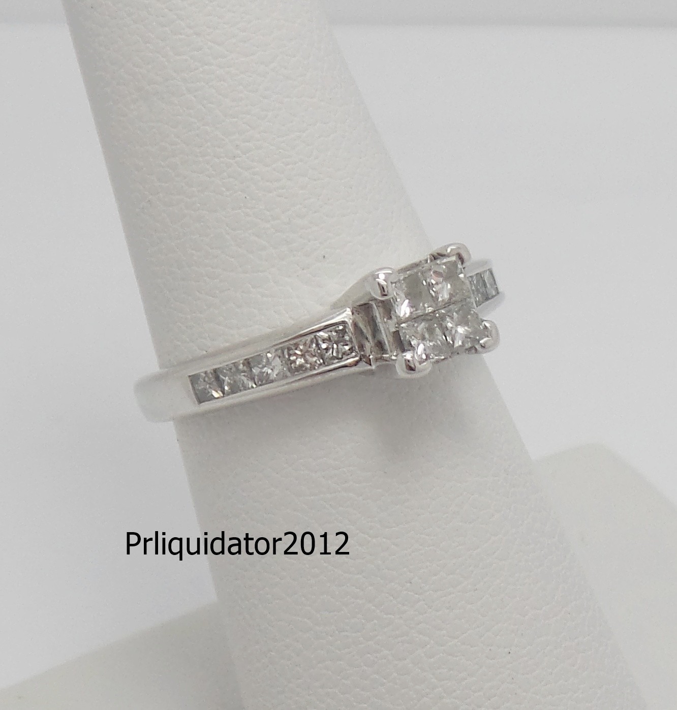 3/4CT Natural Diamond Engagement Wedding Anniversary Bridal Ring 14K White Gold