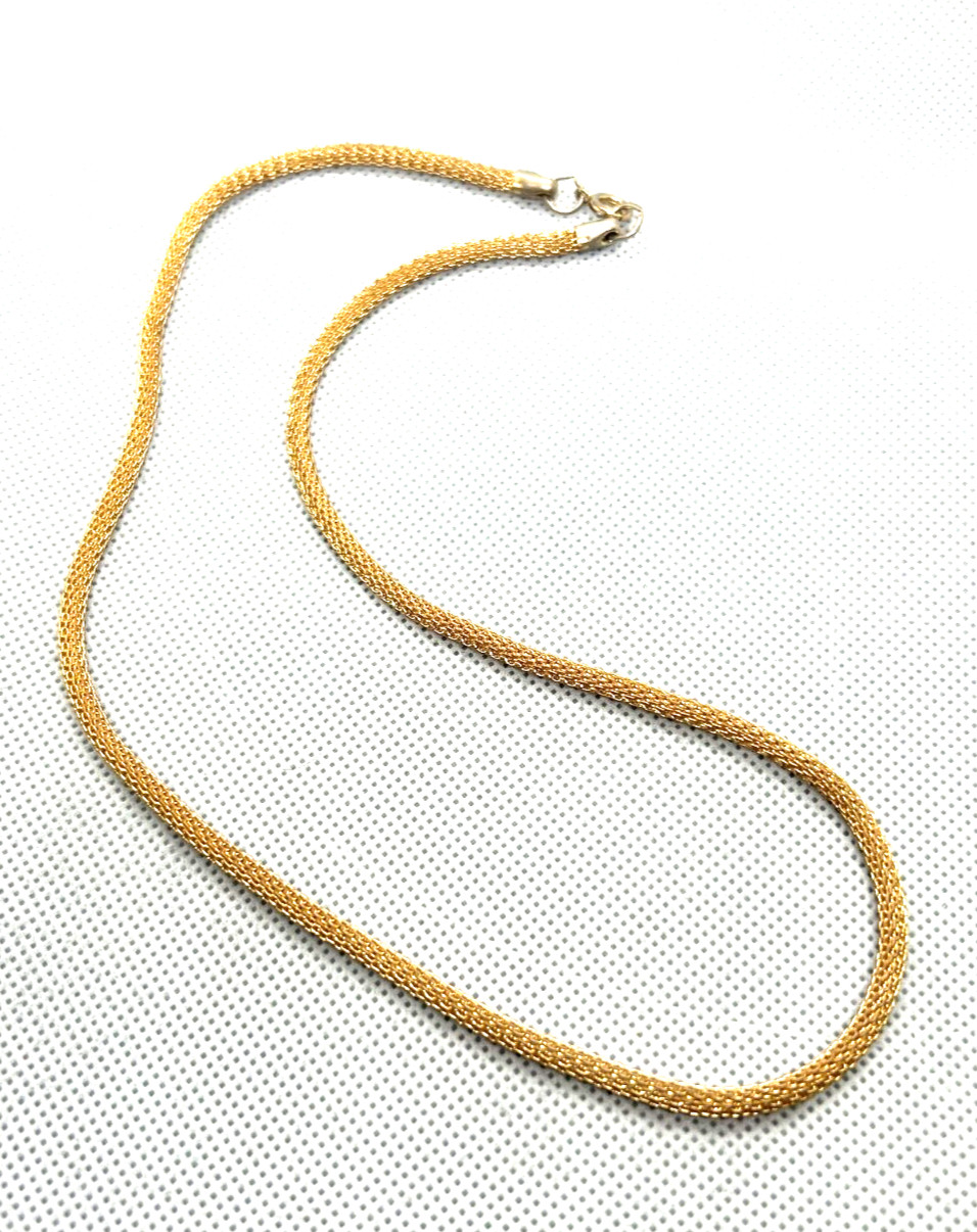 Vintage Simple Gold Tone Necklace