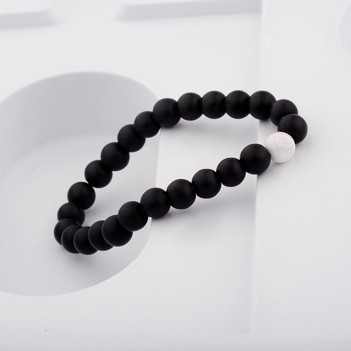 Men Women 8mm Natural Round Gemstone Bead Handmade Beads Bracelets Charm Jewelry