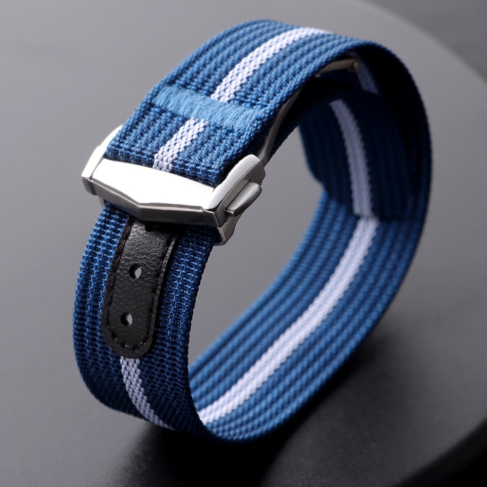 20mm Premium Nylon Canvas Woven Watch Strap Band Universal Replacement Strap