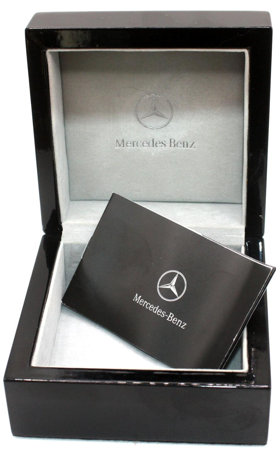 Men’s Mercedes Benz Watch 467-280 Black Dial, Date, Chrono Resin Band