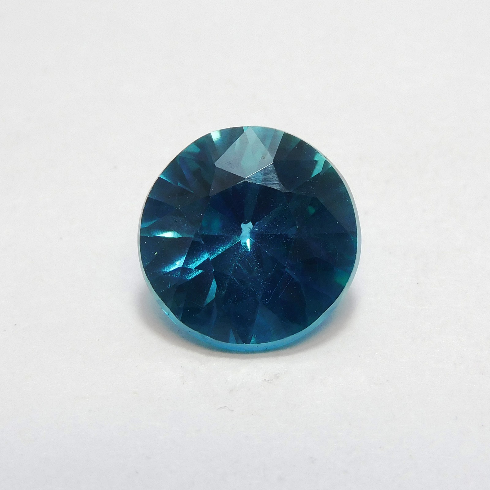 6.65 Ct Natural Gemstone Bluish Green Grandidierite CERTIFIED Round Cut