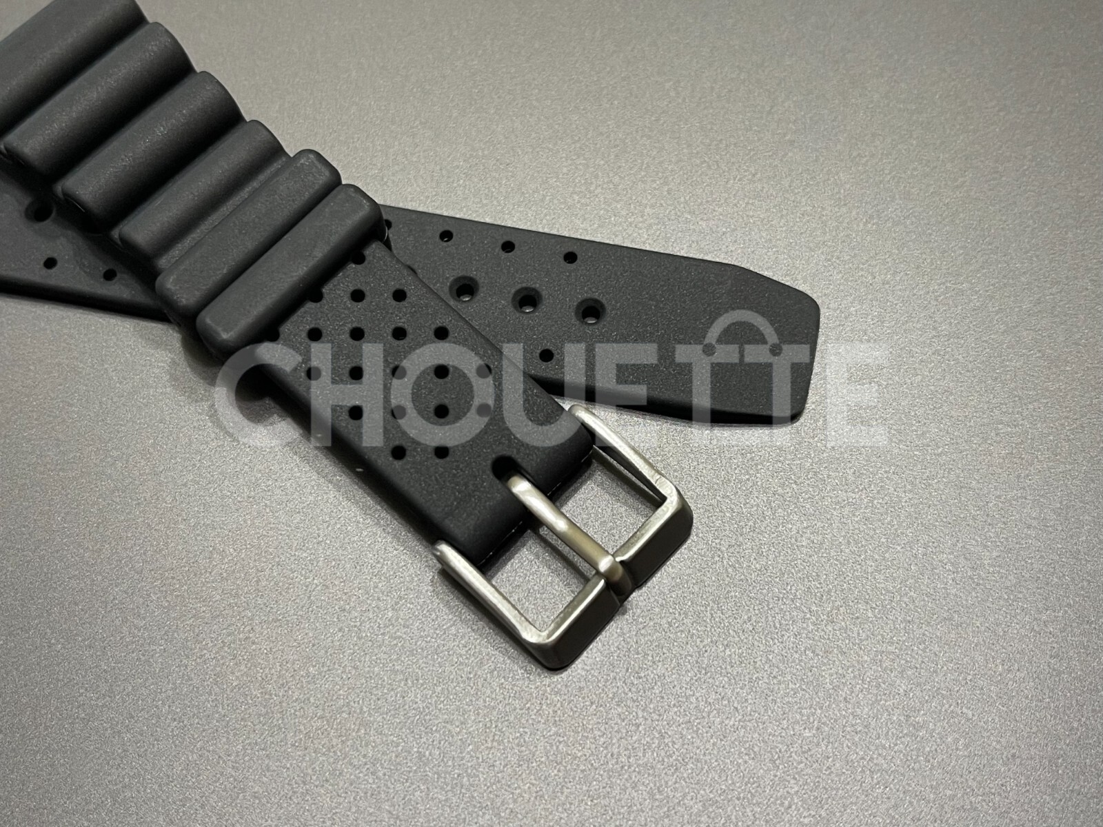 Citizen Promaster 20mm Black Rubber Watch Strap NY0040-09E, NY0081-10L with PINS