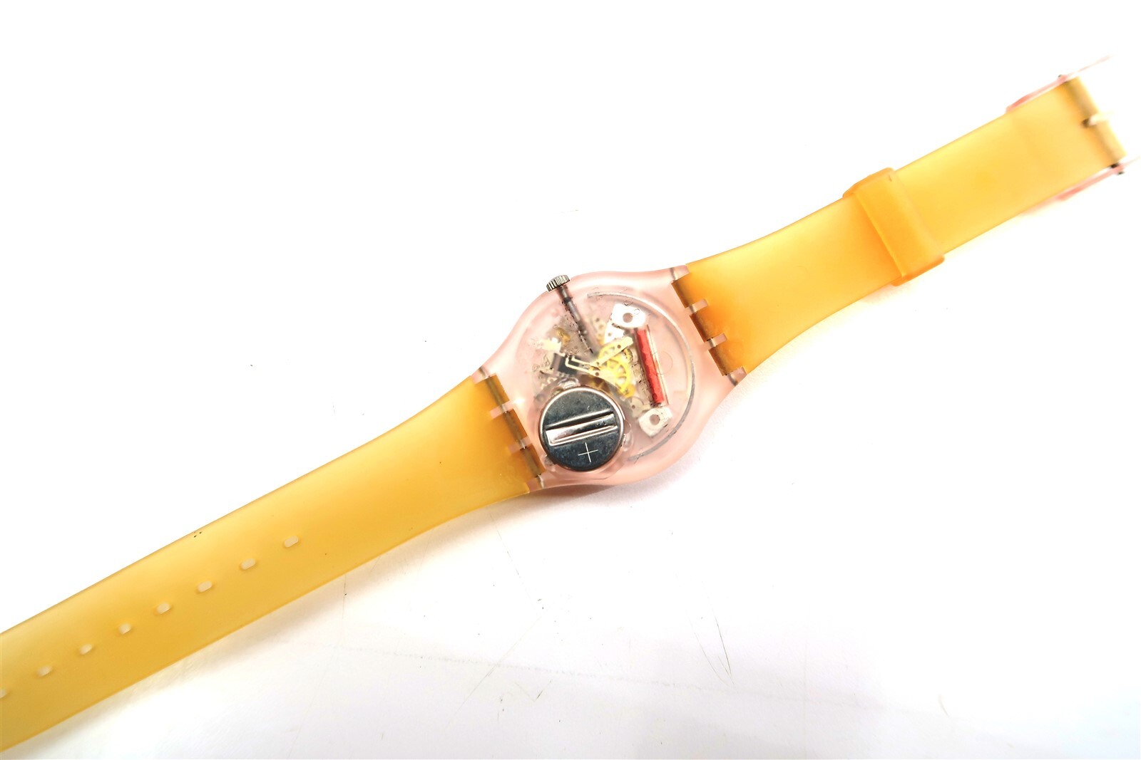 NEW Swatch Watch FLEUR SAUMON GP117P with Case and Papers 2001 Gents NOS