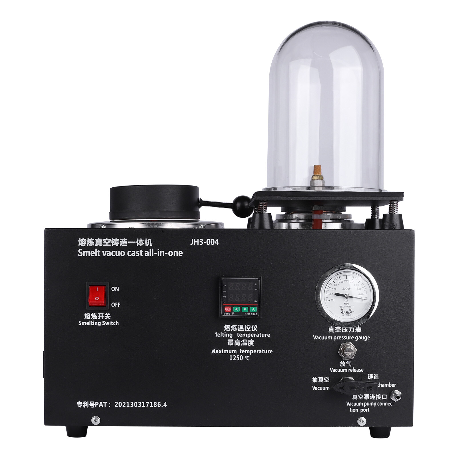 Jewelry Lost Wax Cast 2L Combination Vacuum Investing Casting Investment Machine