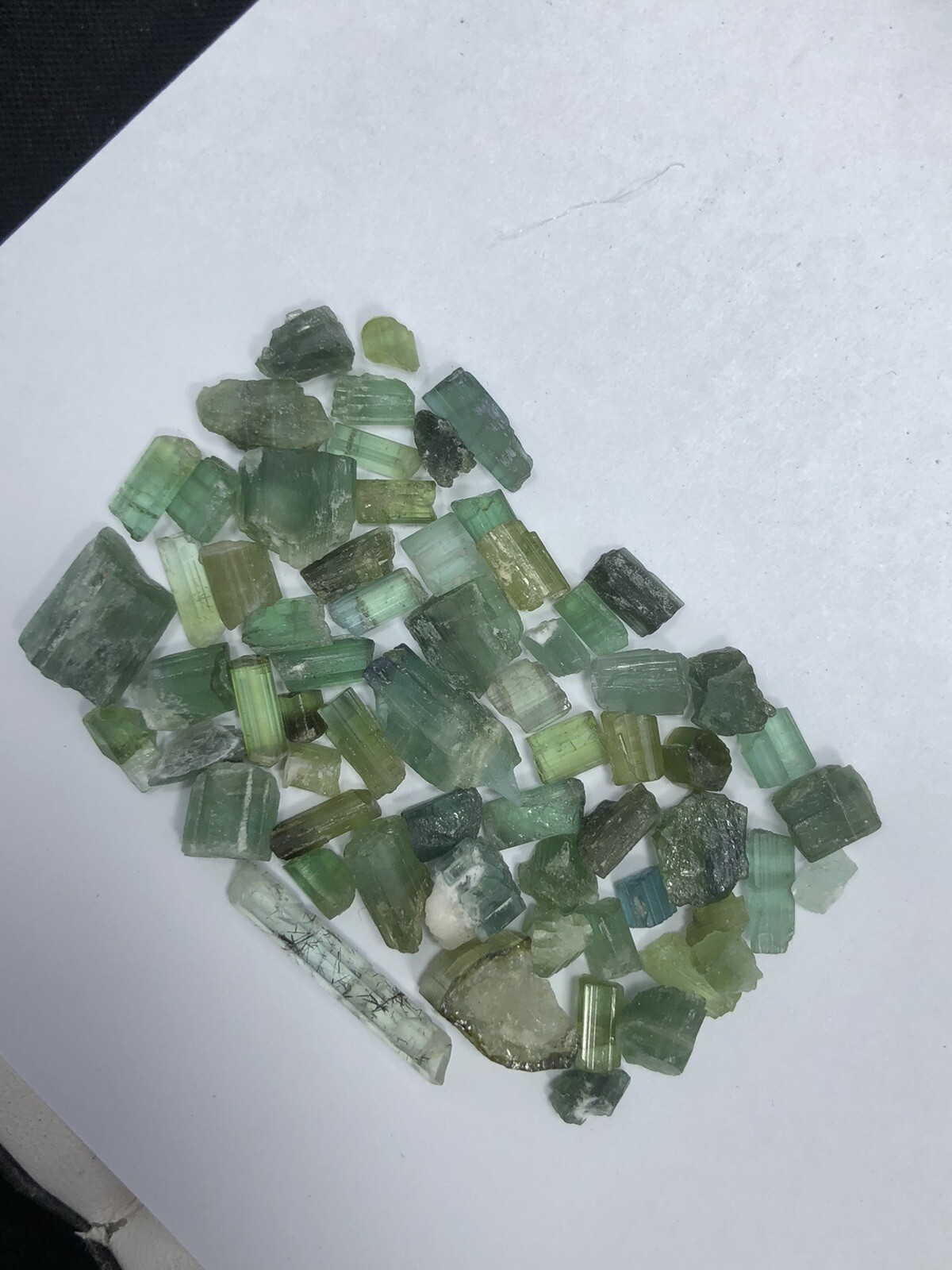 38 Carat Faceted Quality Natural Tourmaline Rough Lot from AFG Loose Gemstone