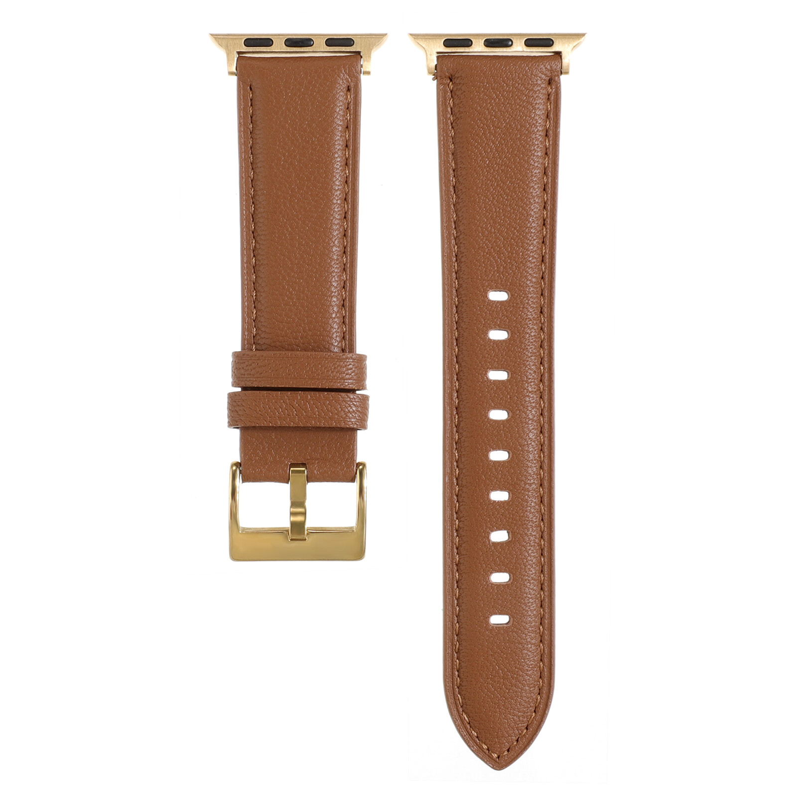 Classic Genuine Leather Wrist Band Strap For Apple Watch Series 10/9/8/7/6/5/SE