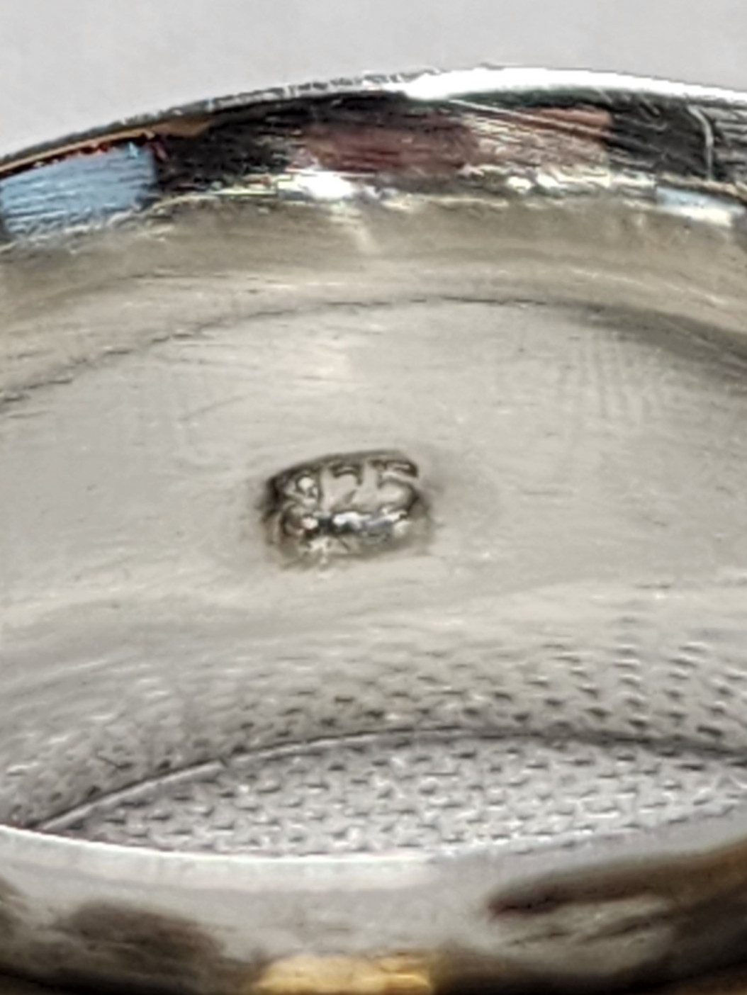 Sterling Silver 7.89g Hammered Textured Spinner Ring sz 10