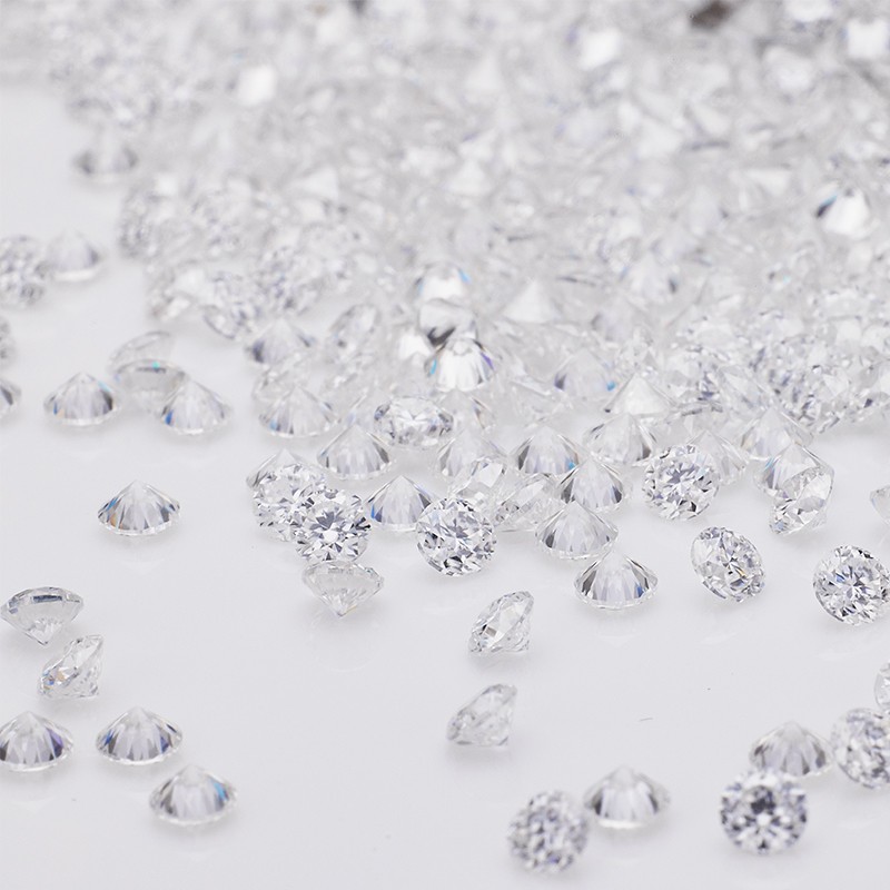 D Color Round VVS1 D Color Moissanite Melee with GRA Certificate Diamond