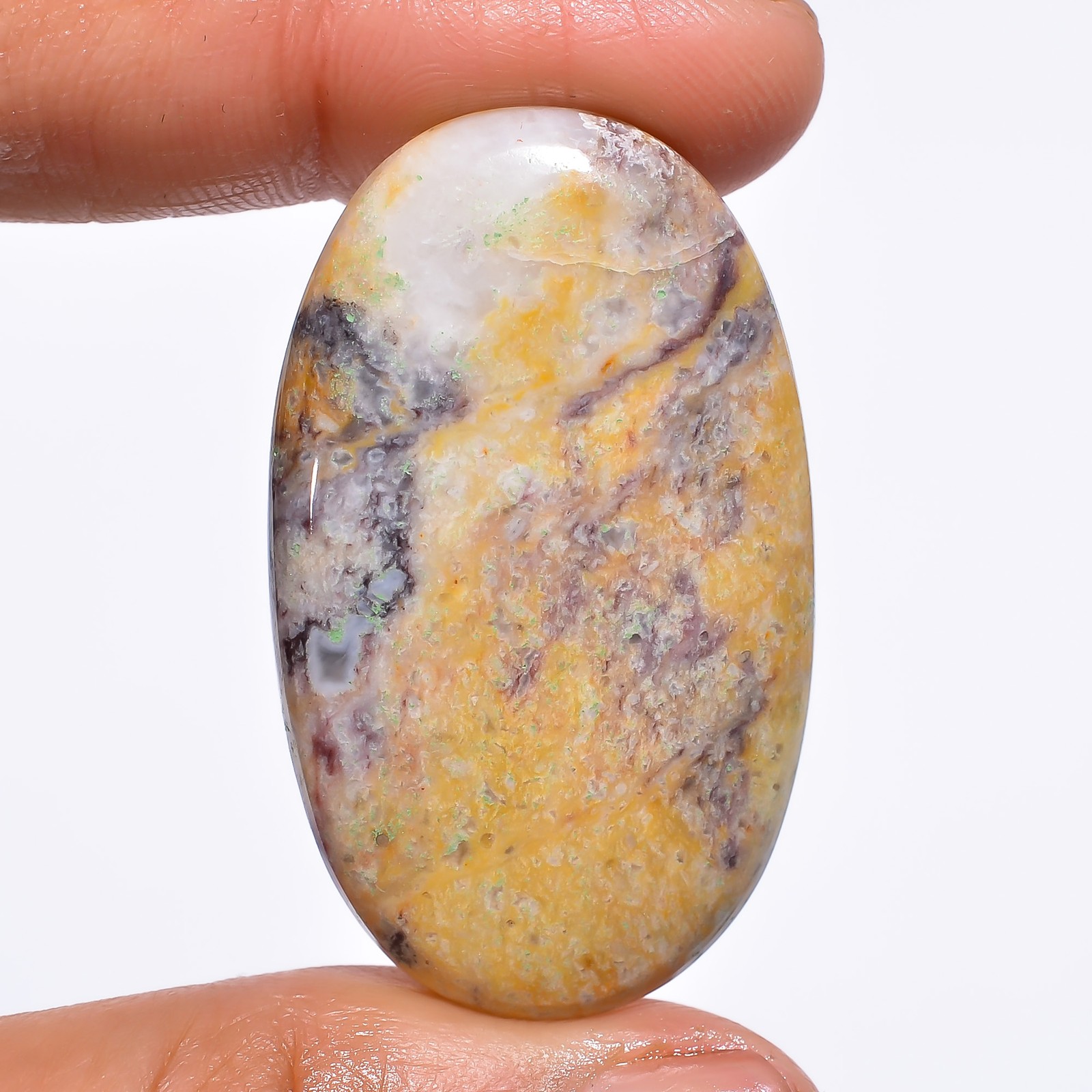 100% Natural Mookaite Oval Shape Cabochon Loose Gemstone 41 Ct 40X24X5 mm A-7257