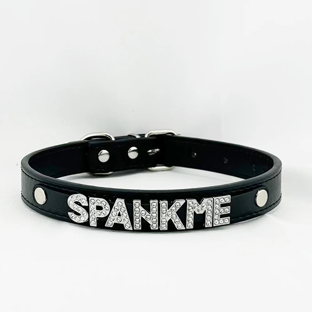 Heavy Duty Daddy Dom Collar Biker Fetish Gear Gay Couples Role Play Choker L6