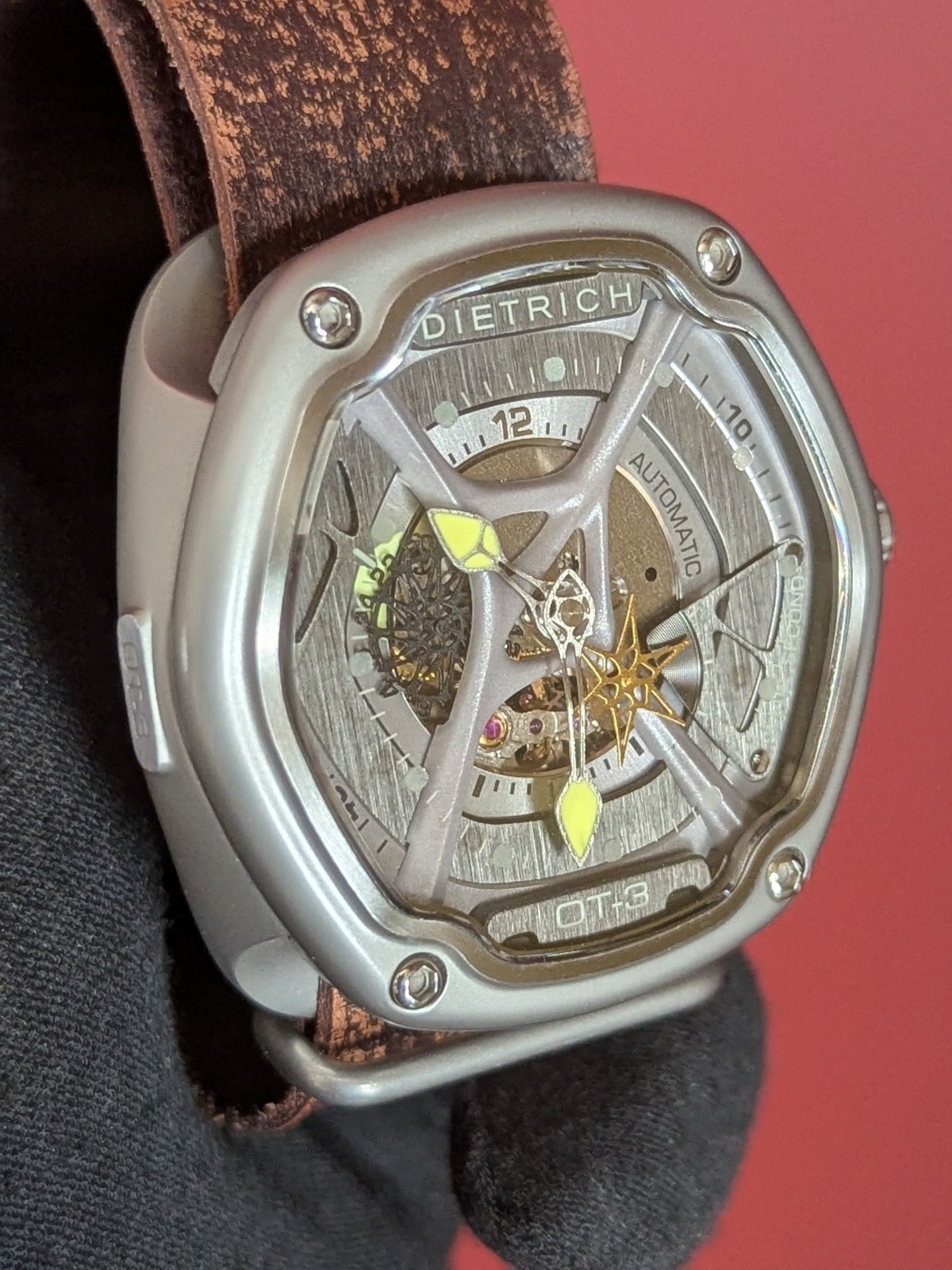 Dietrich OT3 Organic Time Mechanical Automatic Multi Layer Dial Partial Skeleton