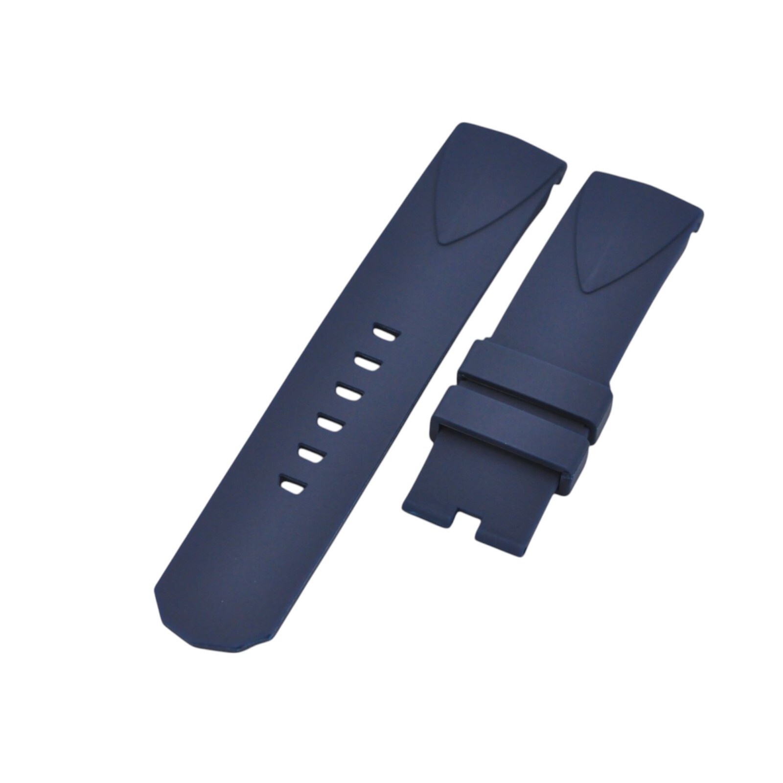 24mm Blue Rubber Strap For Corum Admiral’s Cup