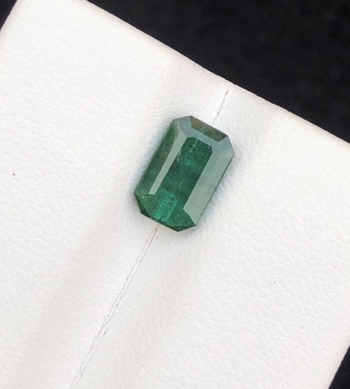 1.60 Carat Natural Cut Tourmaline Emerald Shape loose Gemstone from Afghanistan.