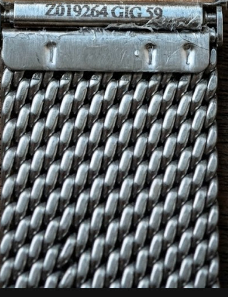 20mm OMEGA Milanese Mesh Bracelet Stainless Steel Deployment reviews attached