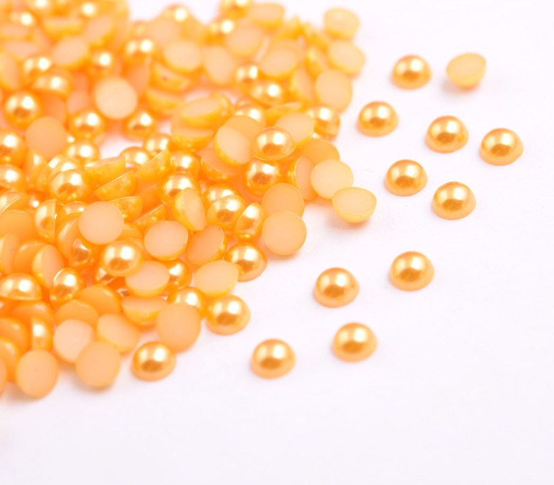 Half Pearl Round Bead Flat Back Scrapbook suitable for craft Flat Back 2-8mm DIY
