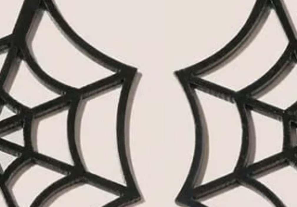 5 PC Lot Horror Earring Halloween Jewelry Gift Set SPIDER Coffin Goth Gothic