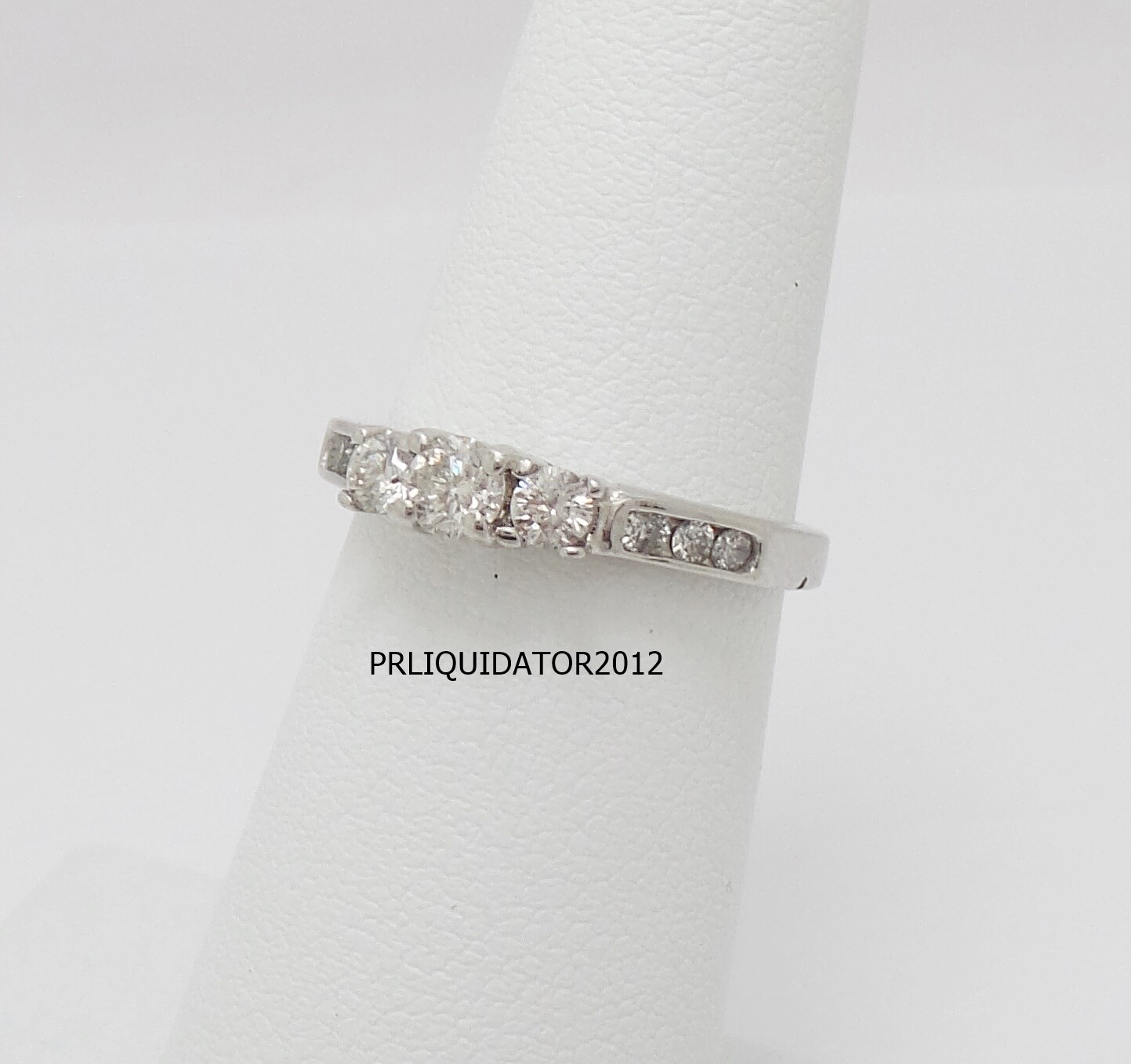 1/2CT Natural Diamond Engagement Anniversary Wedding Ring Band 10K White Gold