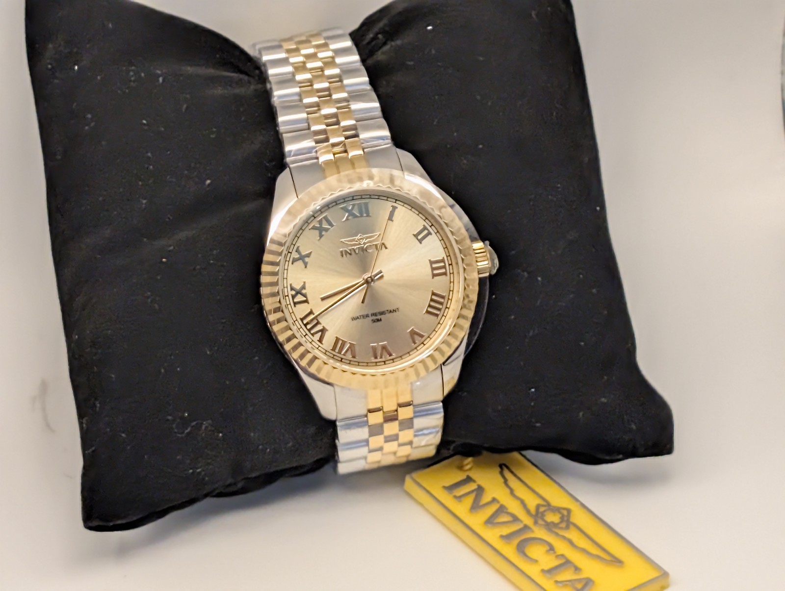 Invicta Specialty 47416 Women’s 36mm Two-Tone Gold Dial Roman Watch NWT In Box