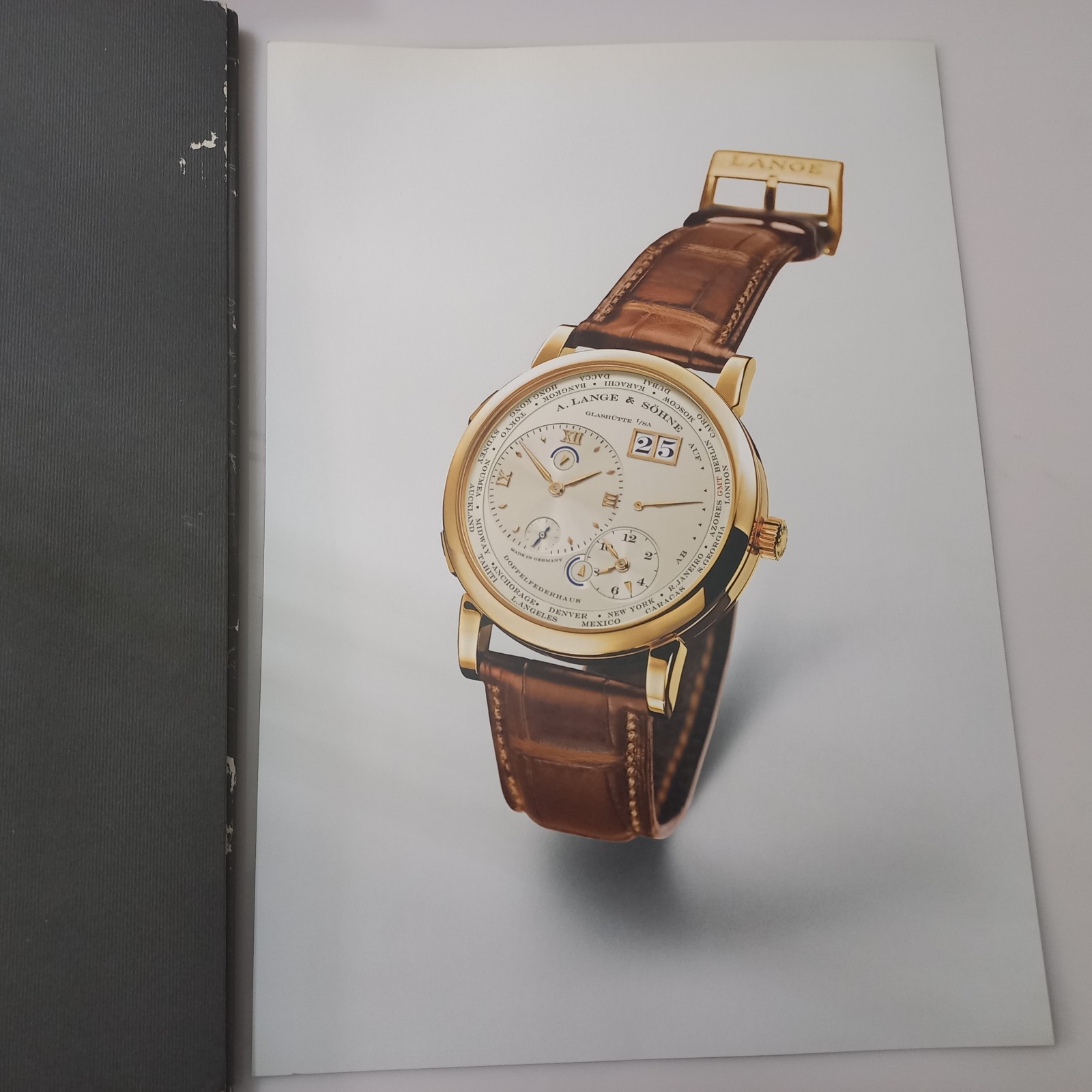 Rare 2005 A. Lange & Söhne Lange 1 Time Zone Press Kit & Technical Drawings