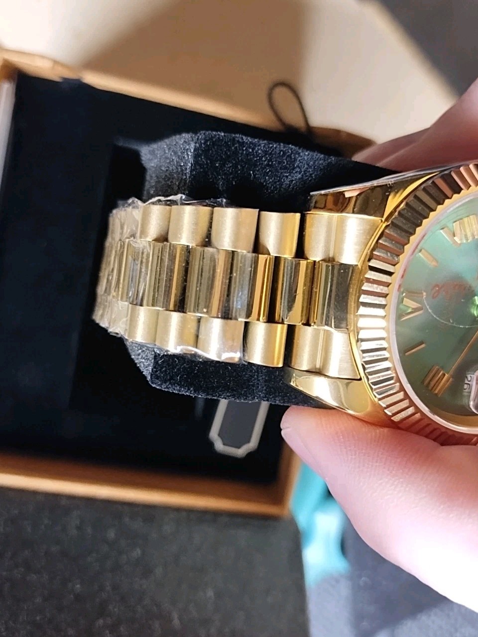 Pagani PD-1783 Green/Gold 41mm. USA seller.Ships same/next day