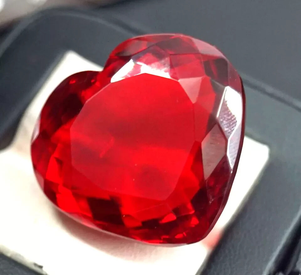 Red Topaz Heart Cut 101.60 Ct EGL Certified A++ Brazilian Natural Loose Gemstone