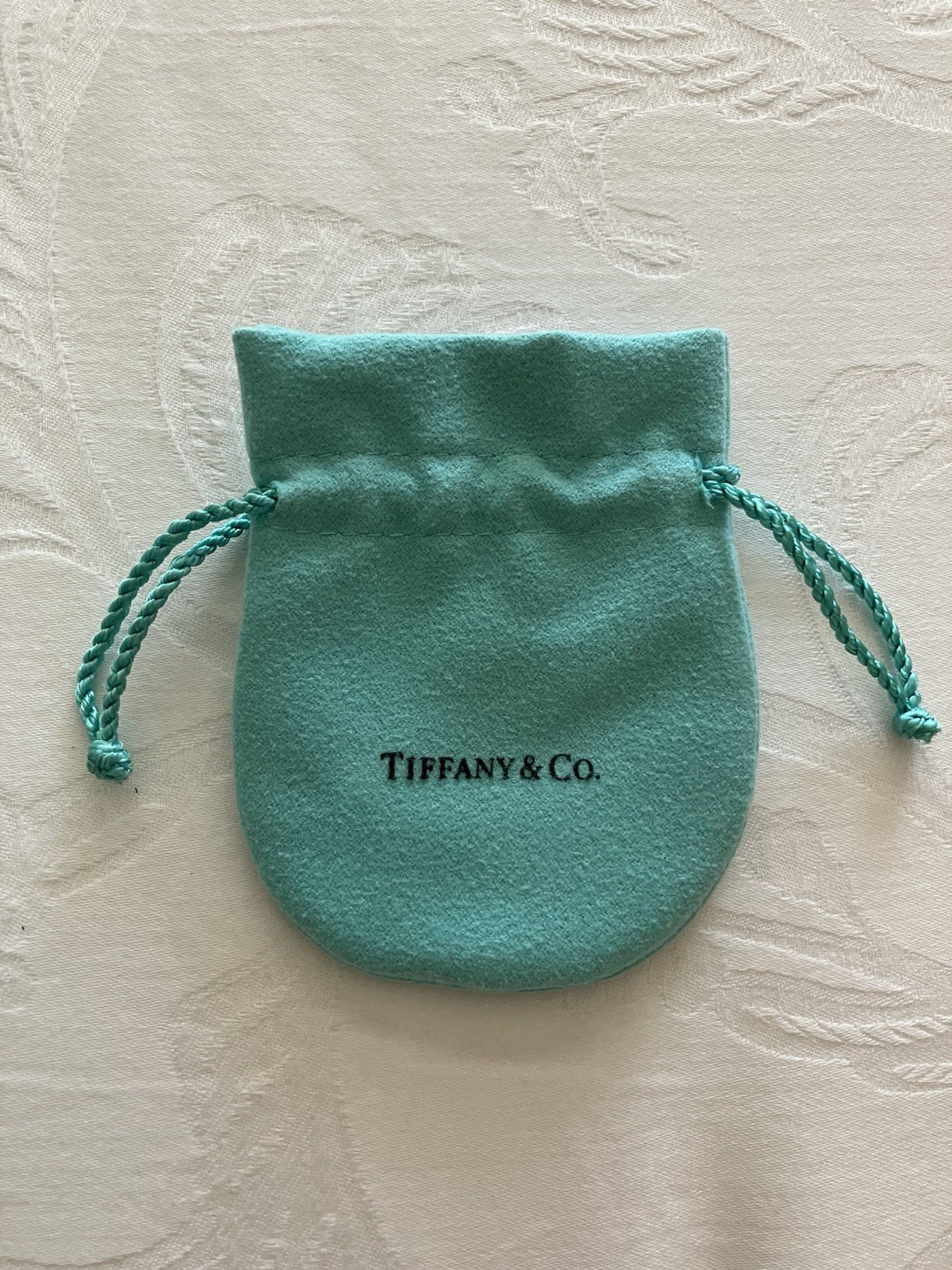 Tiffany & Co. Empty Blue Gift Box Pouch 2pc Set Free Shipping