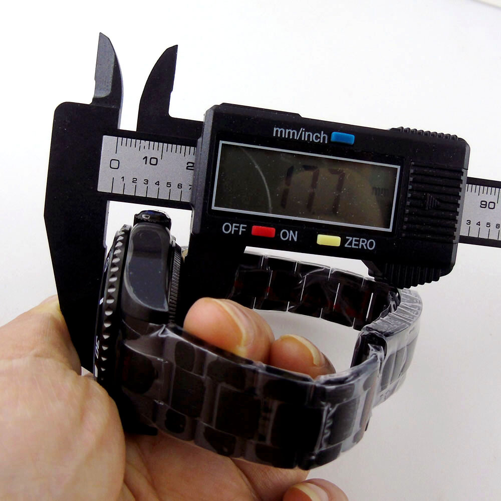 43mm Black PVD Watch Case for Men Fit Japan NH35A ETA 2836 ETA 2824 Miyota8215