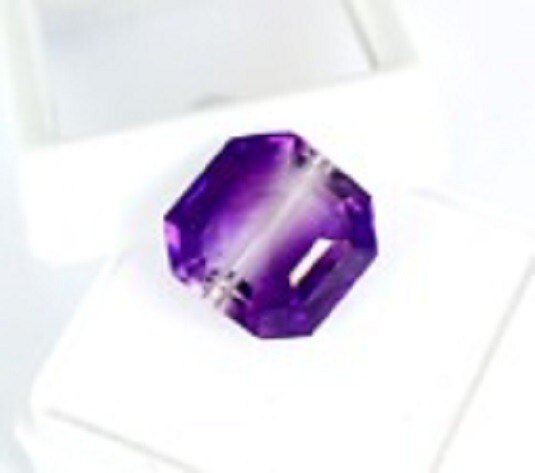 Certified Loose Gemstone 9.50 Ct Natural Beautiful Amethyst Radiant Shape