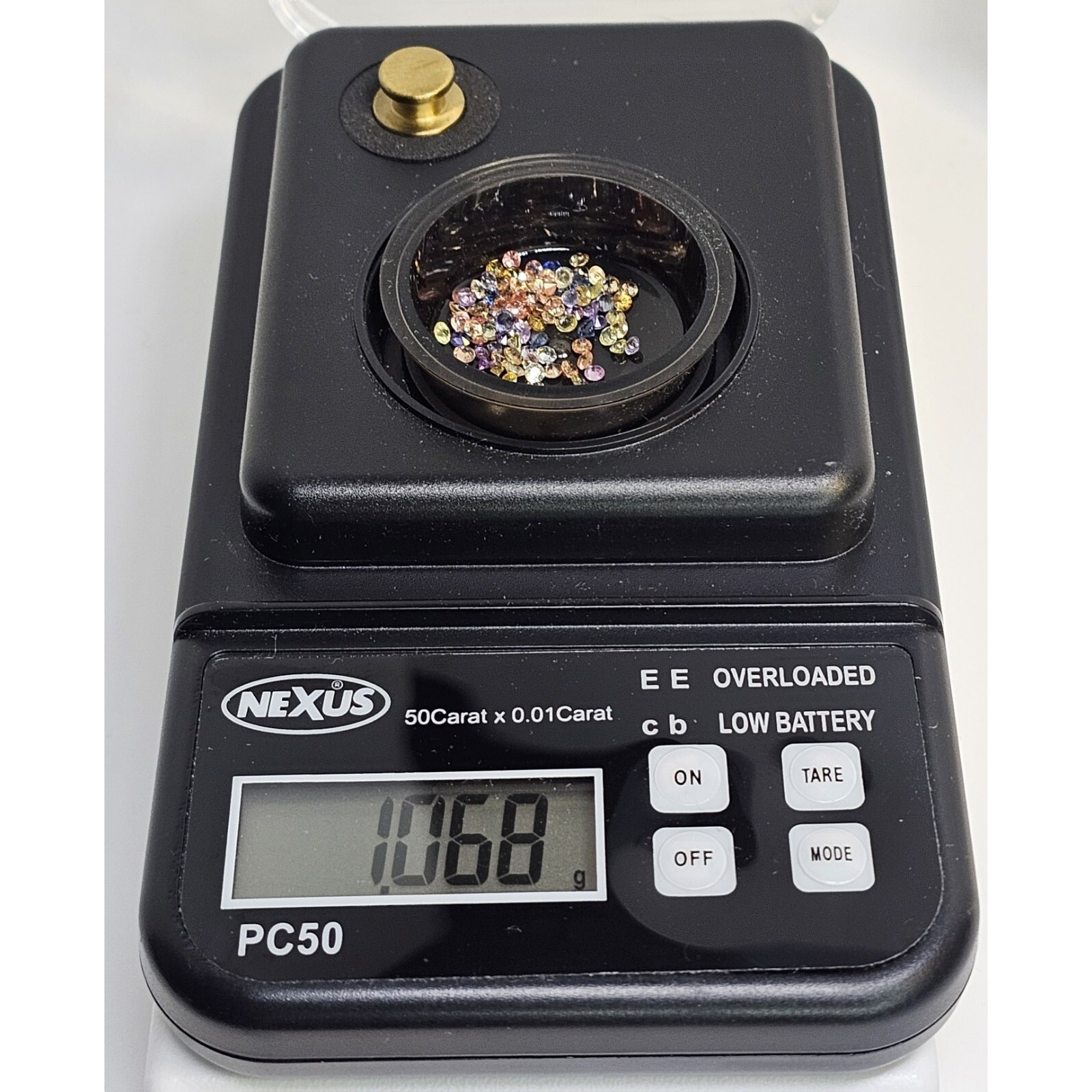 Vintage 1.06 Grams Of Natural Multi-colored Sapphires (Heated) 2mm – 2.25mm