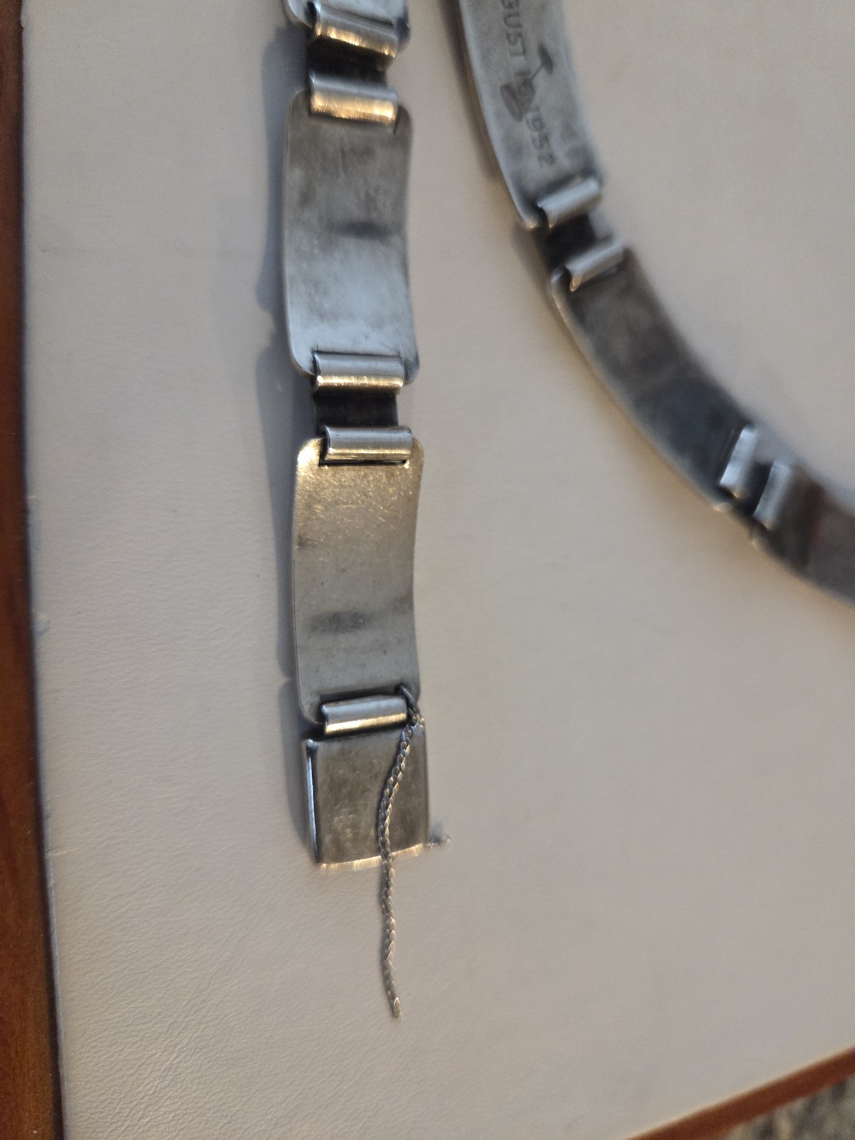 Laurence Foss Sterling Silver Necklace and Bracelet Set 95 Grams #450