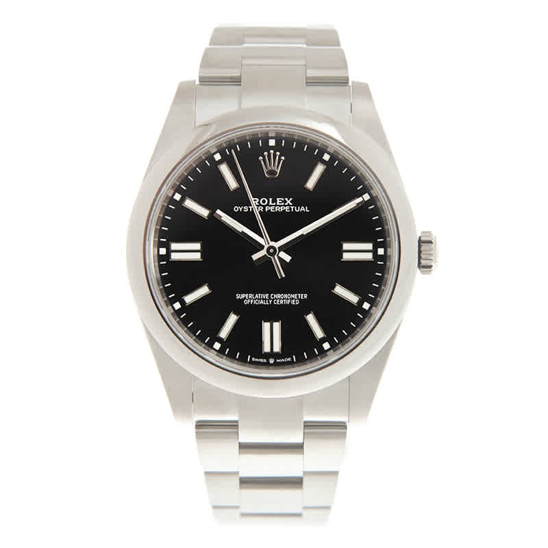 Rolex Oyster Perpetual 41 Automatic Black Dial Men’s Watch 124300BKSO