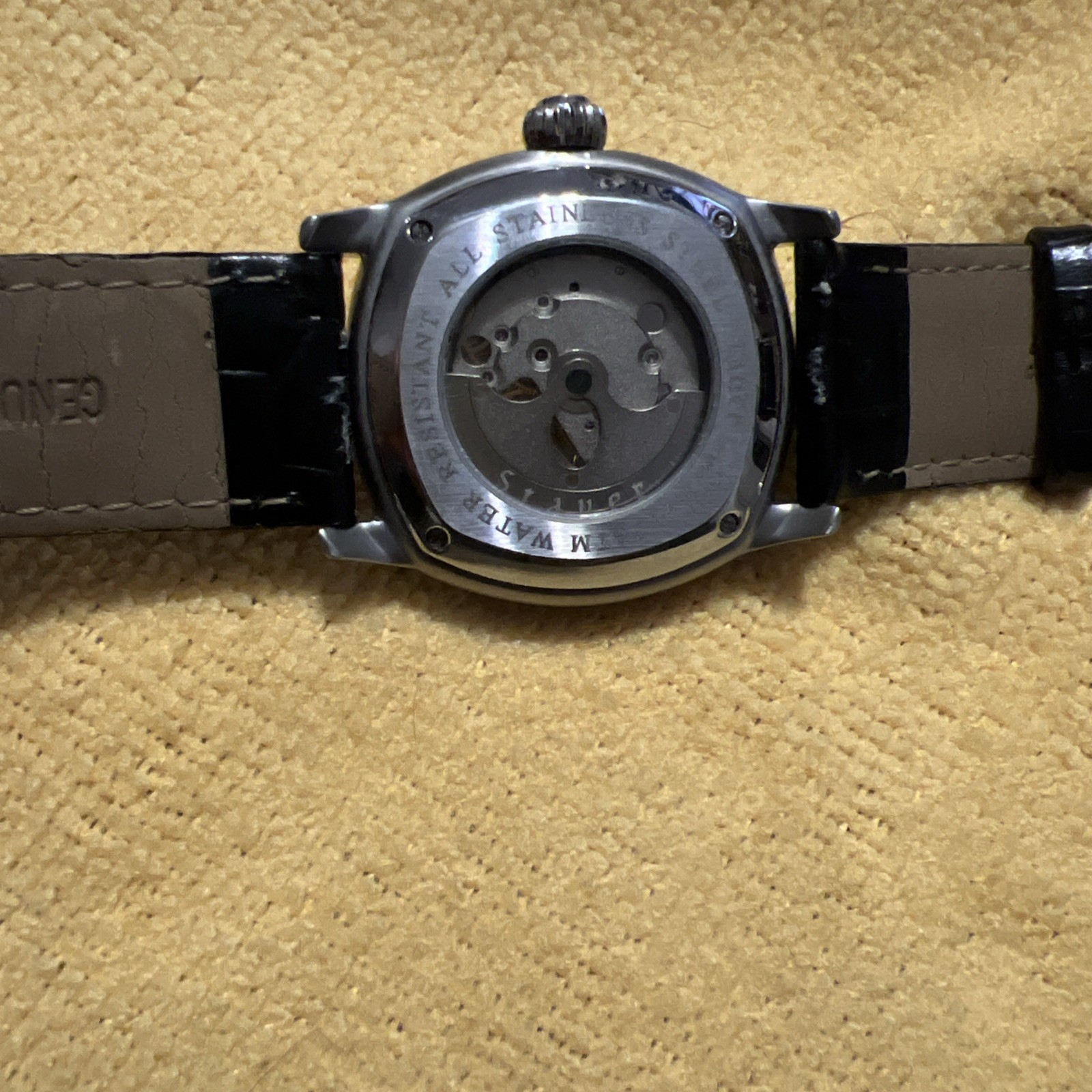 stauer mens automatic 1930 Dashtronic watch