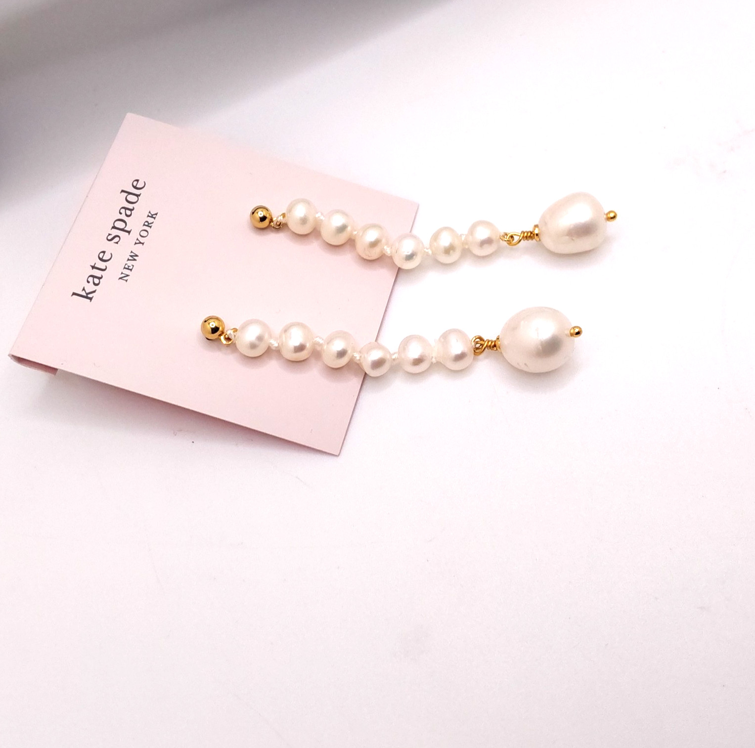 Kate Spade New York Pearl Play Freshwater Pearl Linear Dangle/Drop Earrings