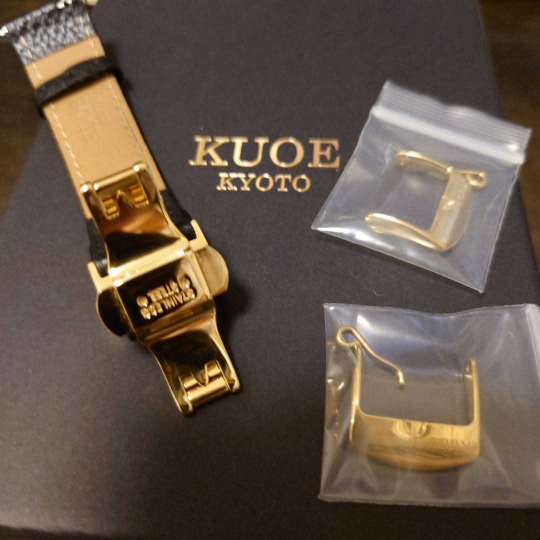 KUOE Kyoto Royal Smith 90-008 Automatic Watch Gold Tone Box D Buckle Set
