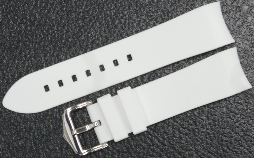 CURVED END SILICONE WATCH BANDS 9 COLORS RUBBER STRAP 18,19,20,21MM,22MM,24mm,