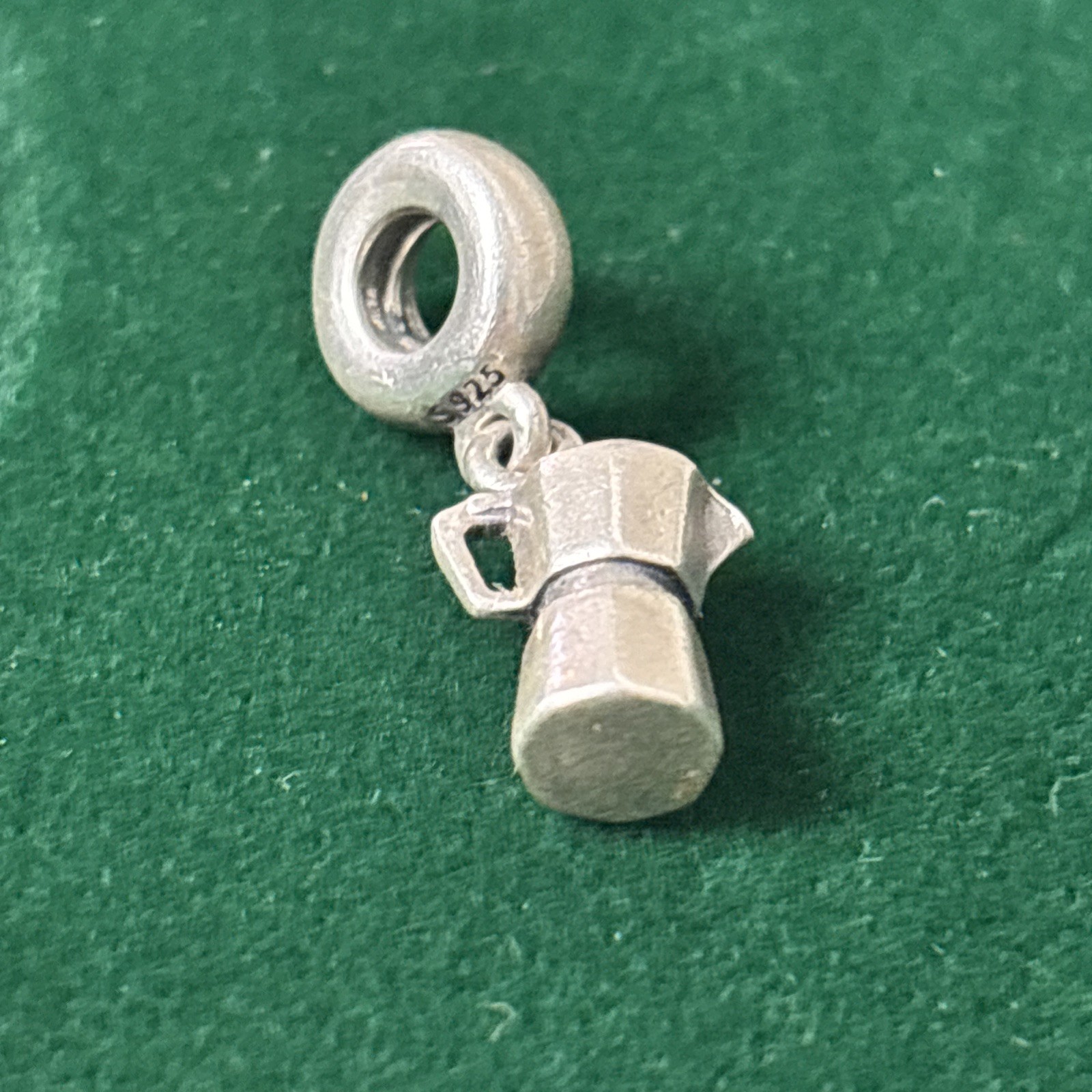 Pandora Coffee Lovers Bead Charm Pot ALE S 925 Sterling Silver Pendant 791514
