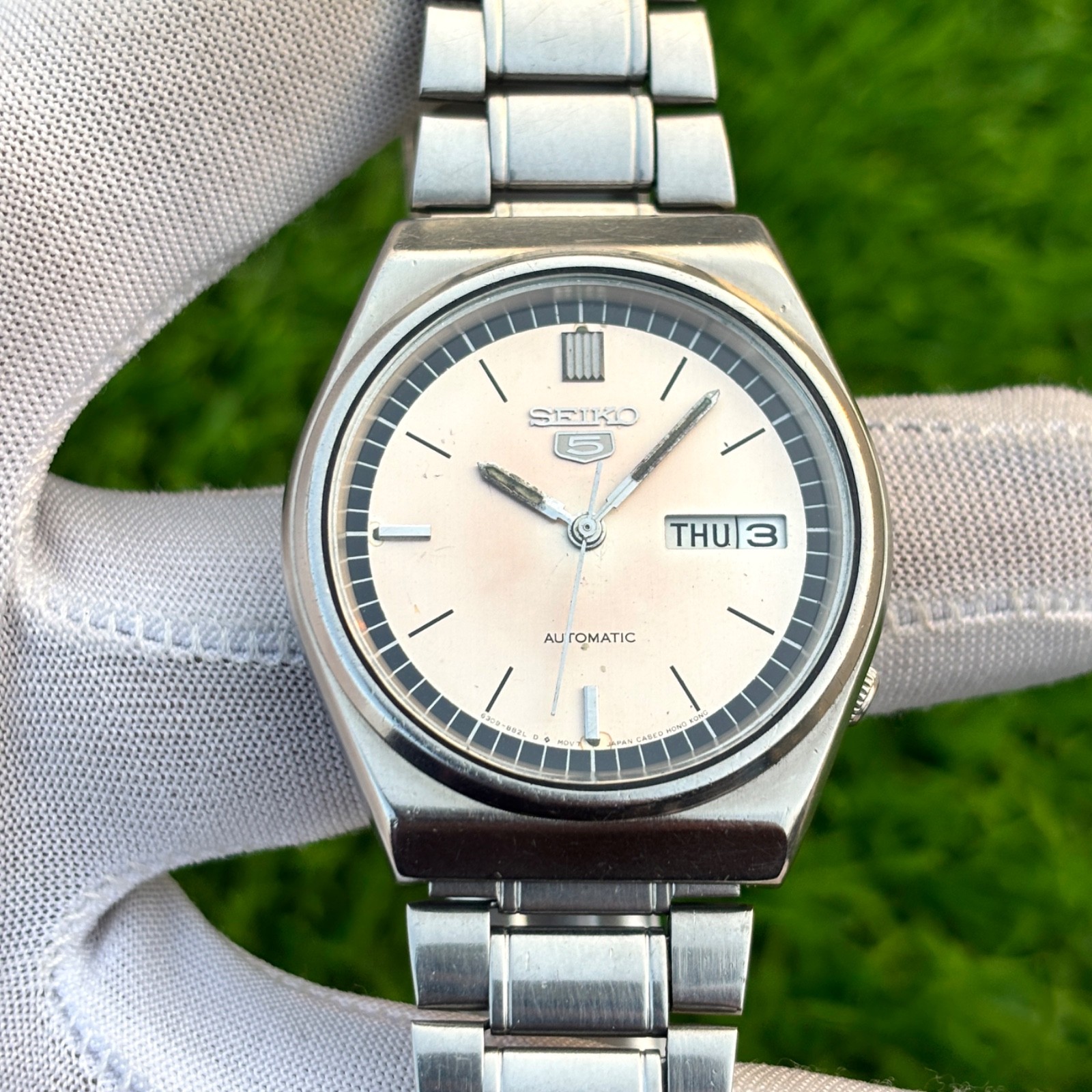 Vintage Seiko 5 Dress Formal Automatic Japan Made Men’s Watch 6309-8810