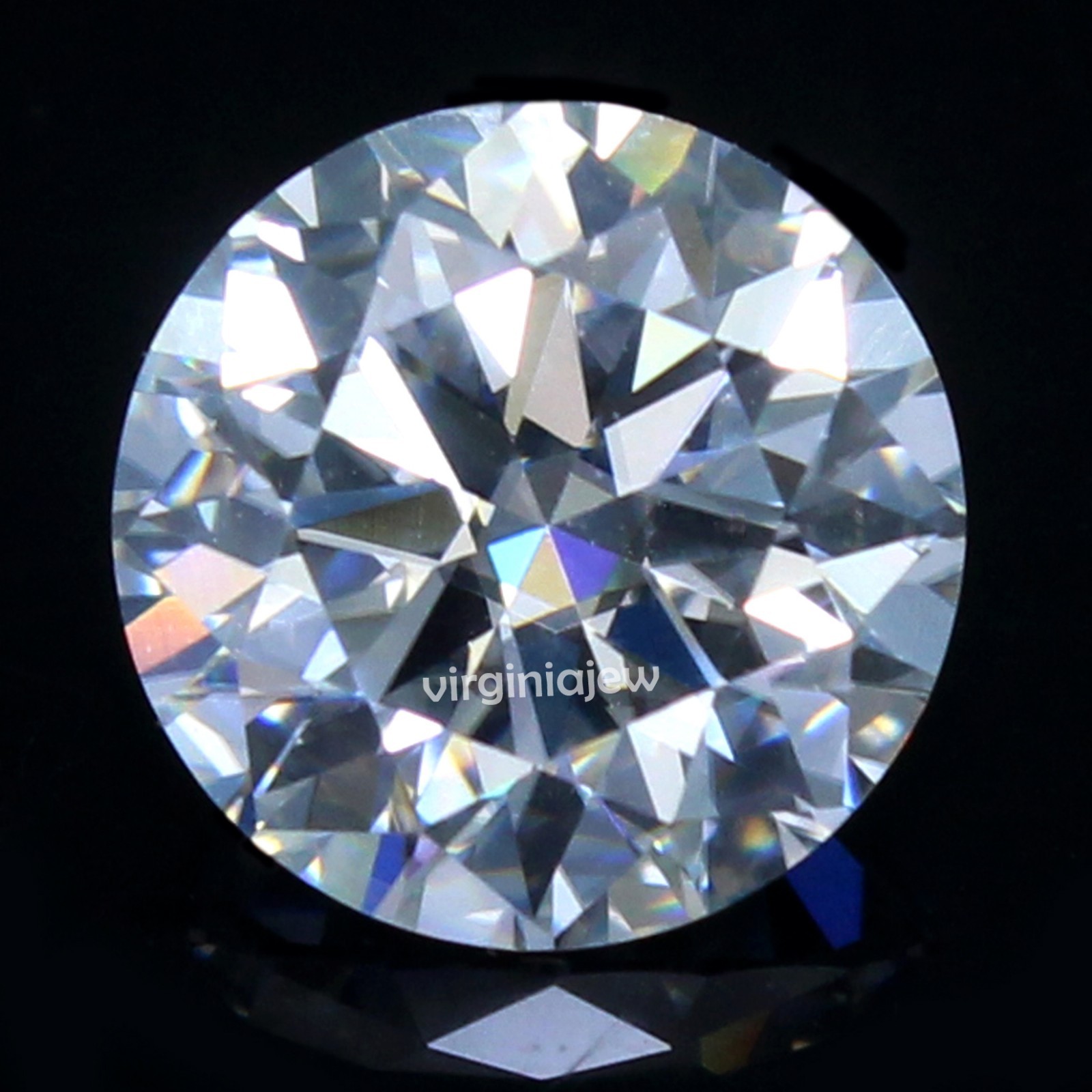 Natural 1.2 Ct Certified D Color VVS1 Brilliant Cut 7.00 MM Round White Diamond