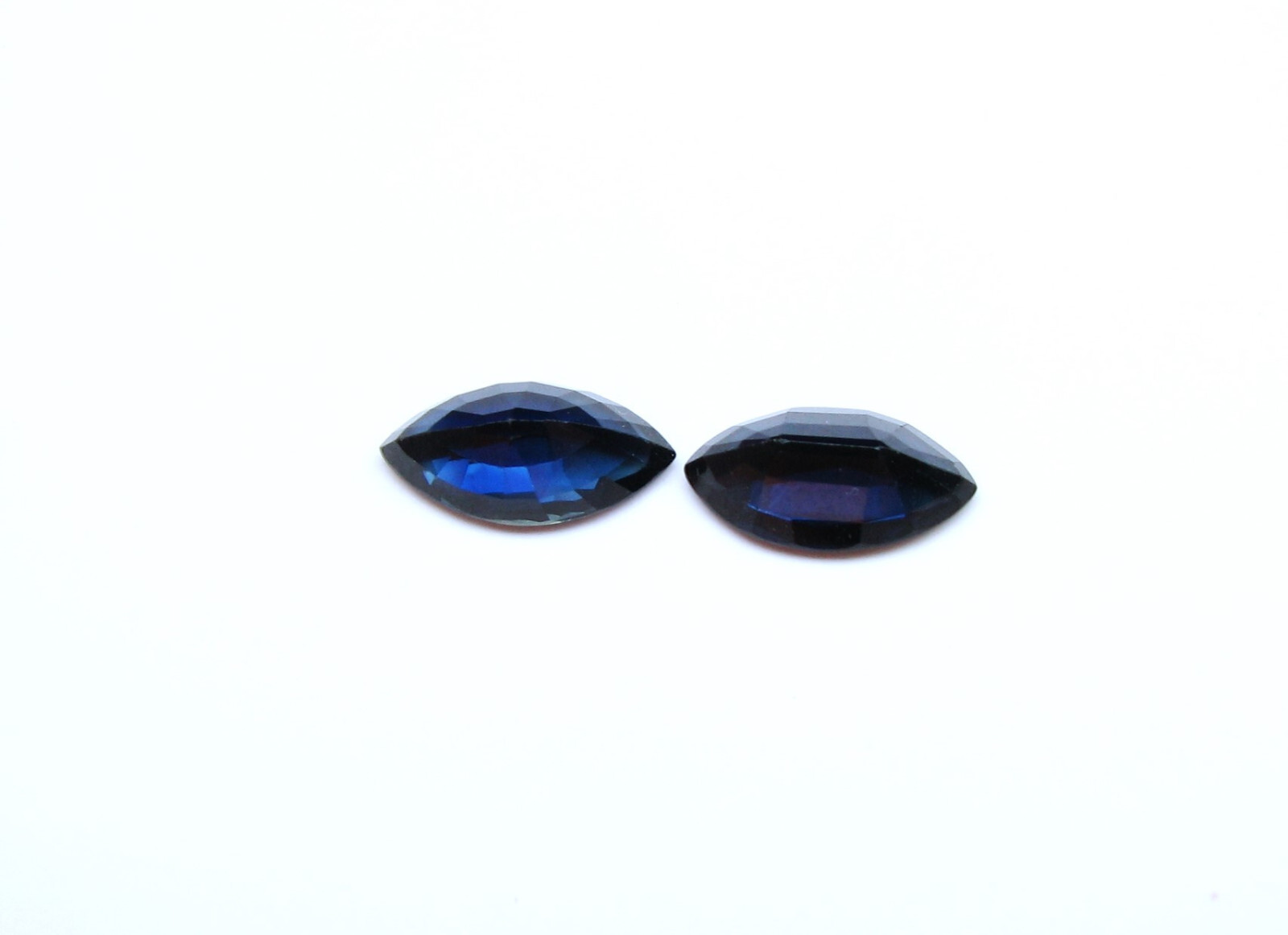 Natural Marquise Australian Blue Sapphires 5.17 CtsTol, 12×6.2 MM/ 12.2×6.2 MM