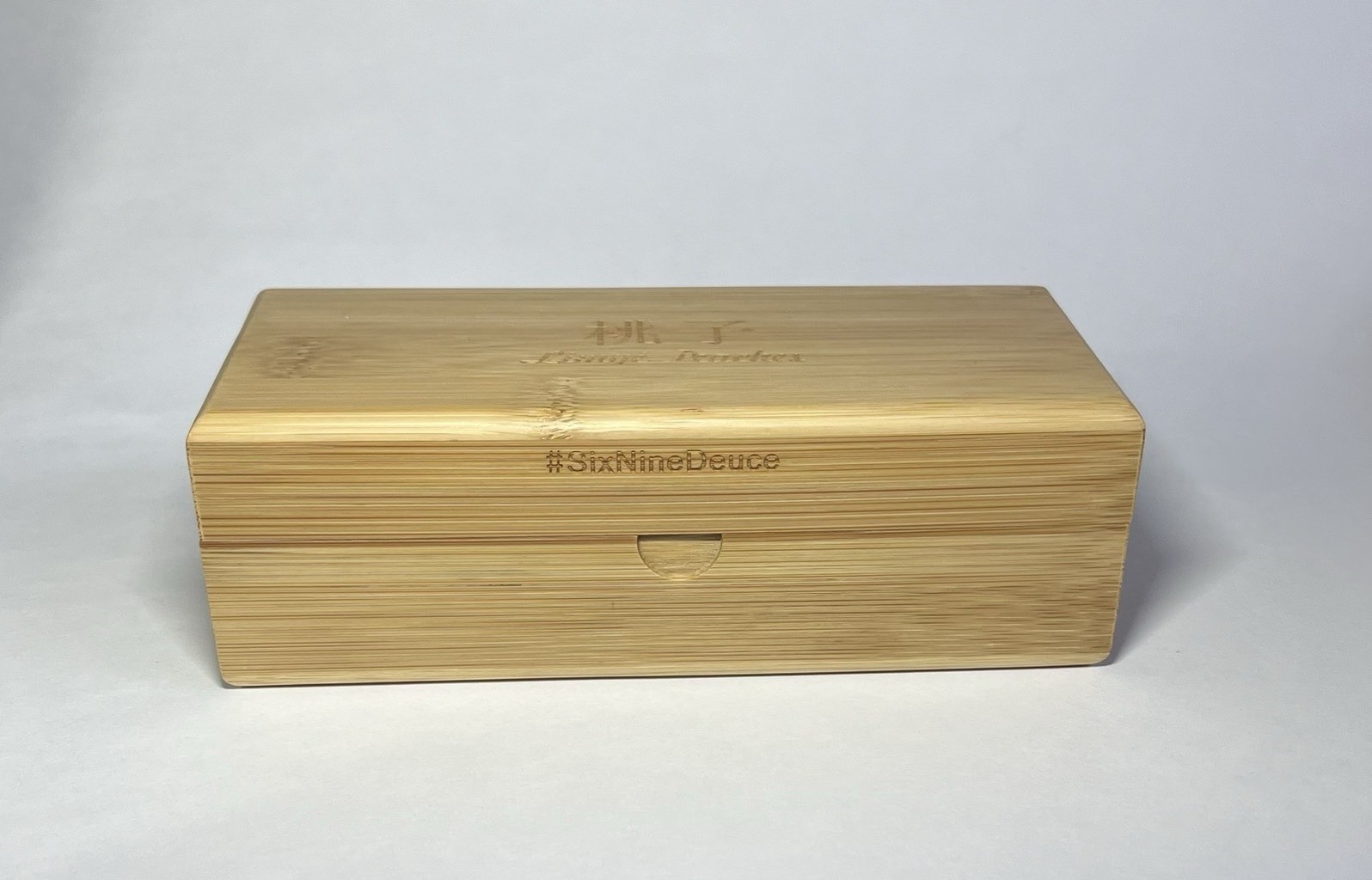 Bamboo Wood Lidded Jewelry Organizer Keepsake Trinket Storage Box
