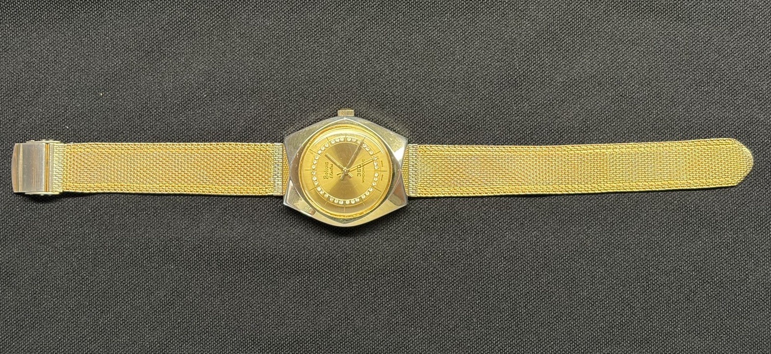 Vintage Bolivia Electra 360 Windomatic Swiss Parts 1 Jewel Tested And Working