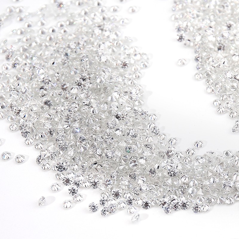 Wholesale Price Round 0.8-1.9mm Moissanite Loose Stone D color VVS1 for Jewelry