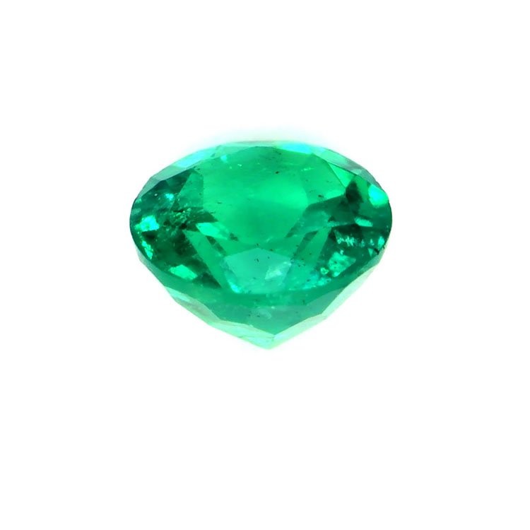 Colombia Round Green Emerald 0.36CT