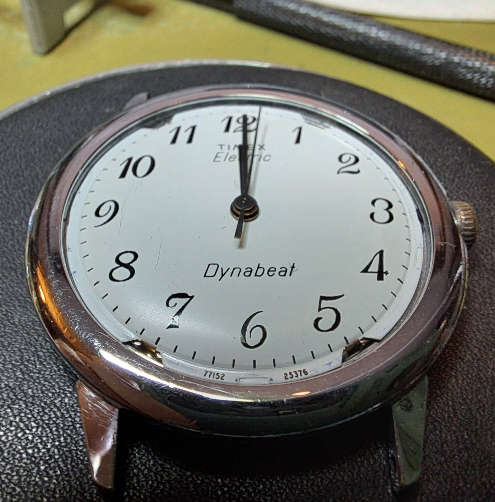 A Very Nice Vintage 1976 Timex Dynabeat Mens watch 77152-25376