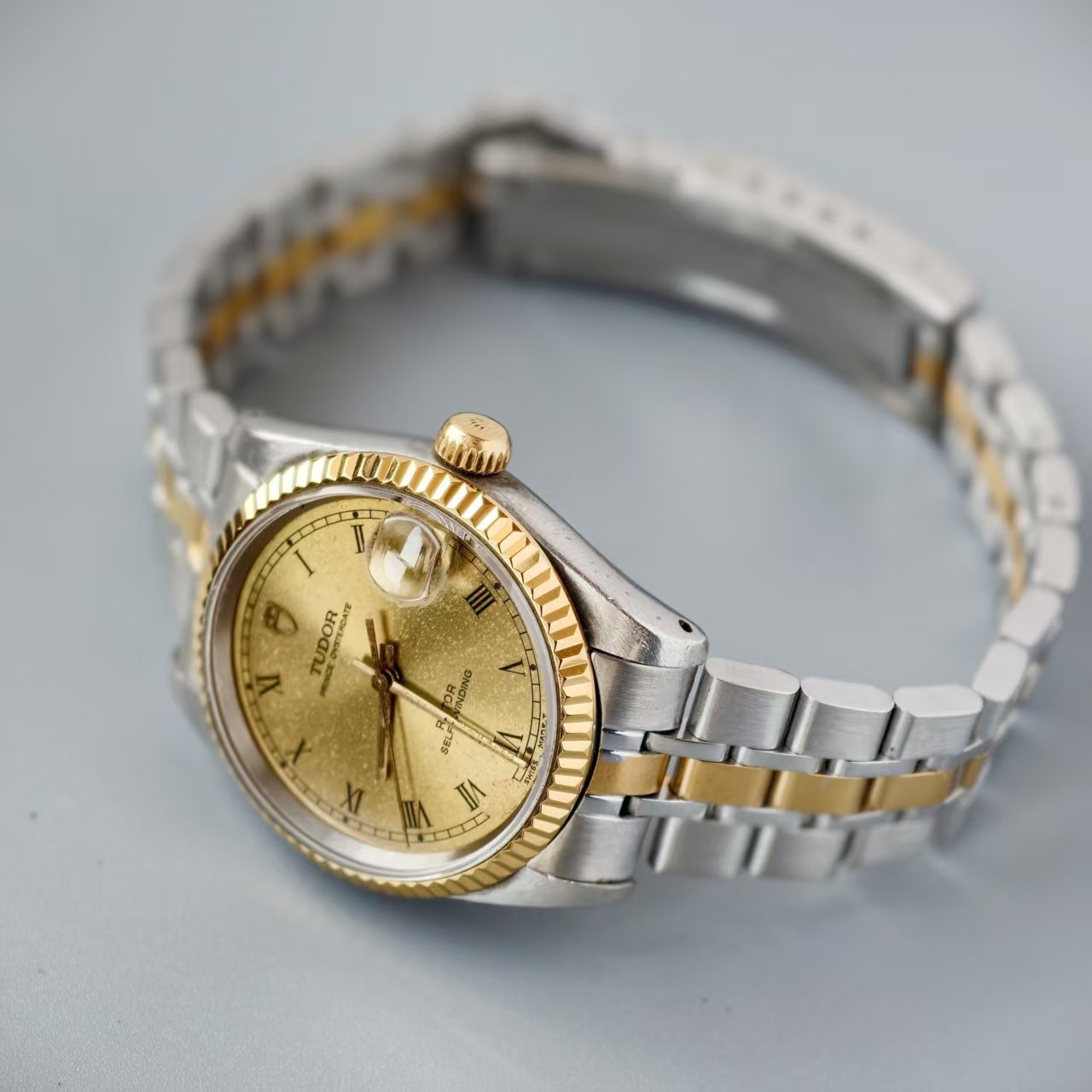 Tudor Gilding Roman Dial 72033 Prince Men’s Watch Automatic 32mm Date