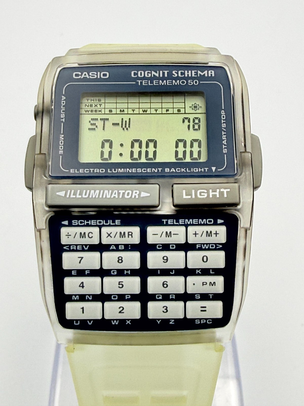 CASIO DBC-63 Cognit Schema Nazca Data Bank Digital Calculator Watch – Rank A