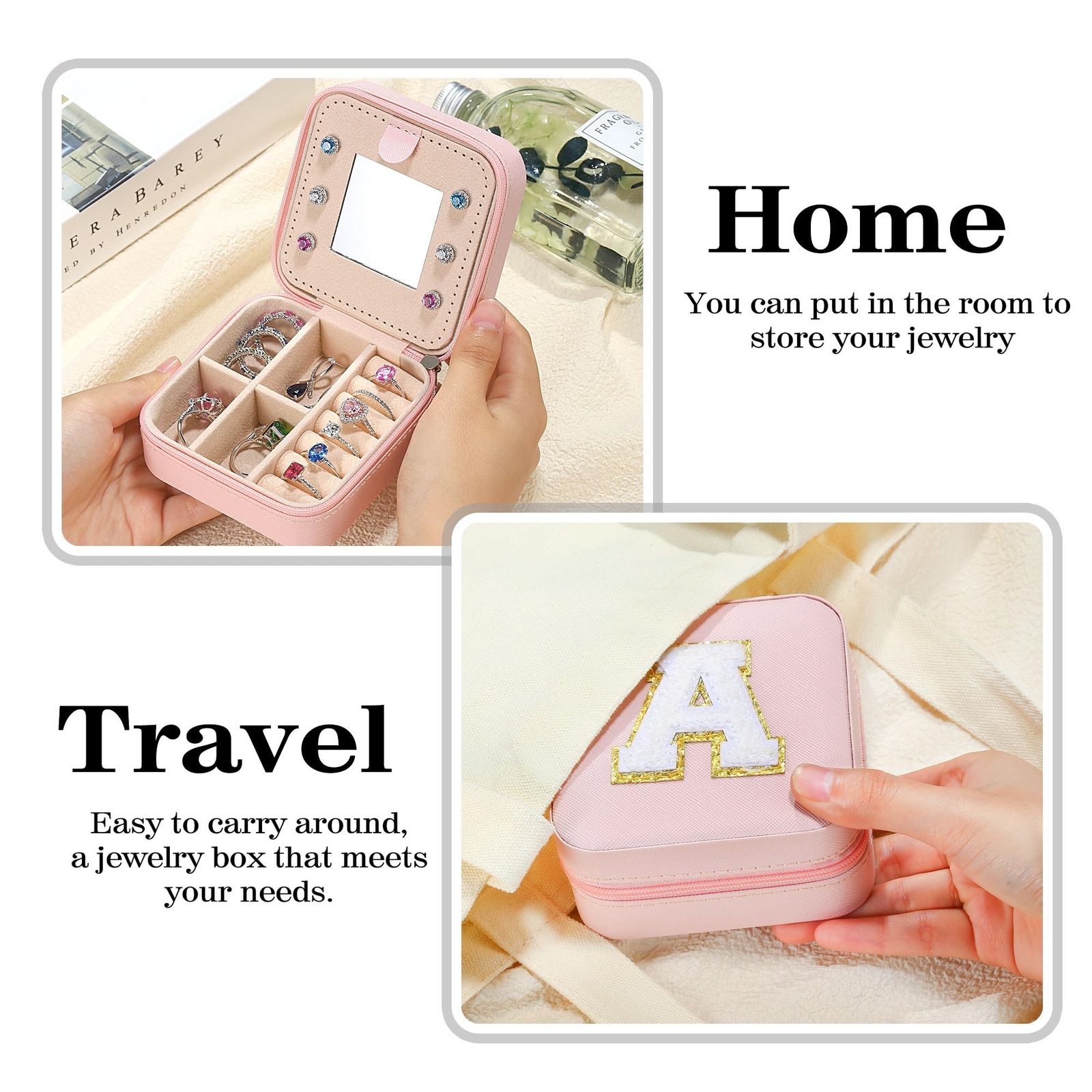 Parima Valentines Day Gifts for Girls – Travel Jewelry Case for Girls Jewelry…